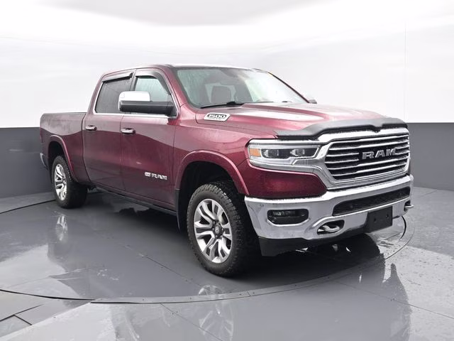 2020 Delmonico Red Pearlcoat Ram 1500 Laramie Longhorn 4X4 Truck
