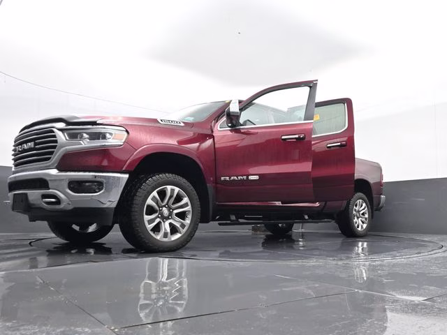 2020 Delmonico Red Pearlcoat Ram 1500 Laramie Longhorn 4X4 Truck