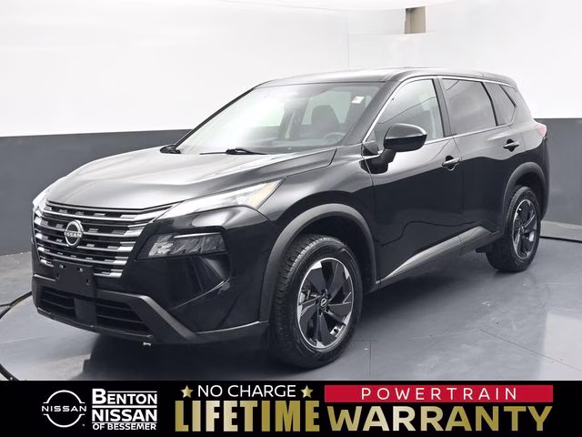 2024 Super Black Nissan Rogue SV AWD SUV