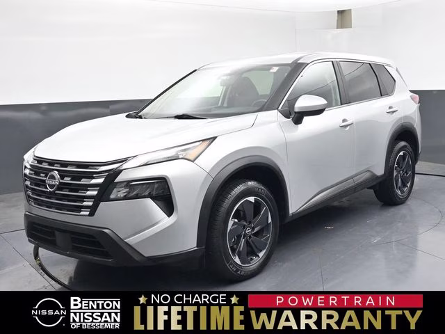 2024 Brilliant Silver Metallic Nissan Rogue SV AWD SUV