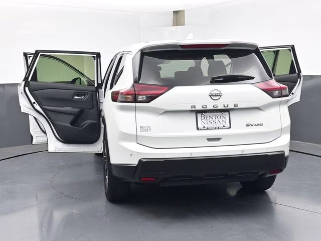 2024 Everest White Pearl Nissan Rogue SV AWD SUV