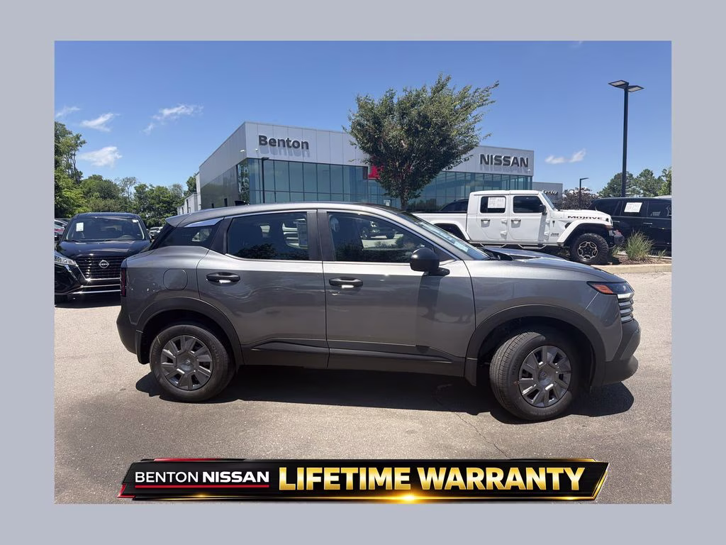 2026 Gun Metallic Nissan Kicks S FWD SUV