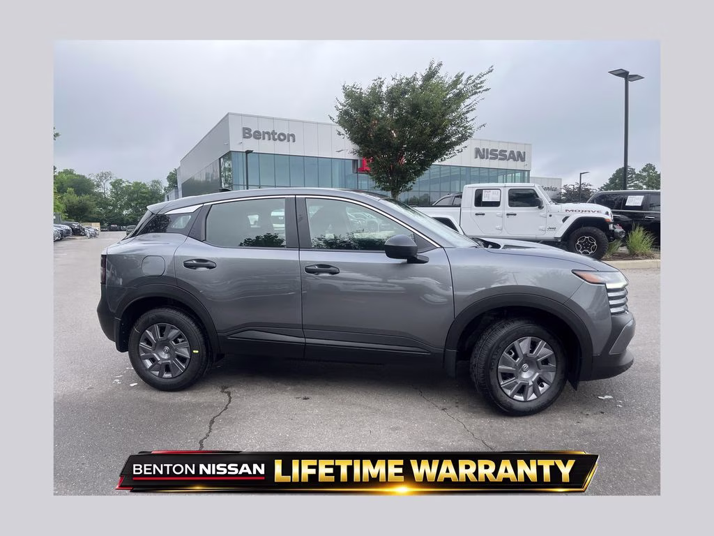 2026 Gun Metallic Nissan Kicks S FWD SUV