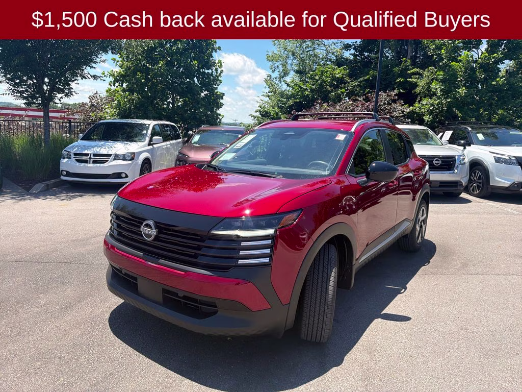 2026 Scarlet Ember Tintcoat Nissan Kicks SV FWD SUV