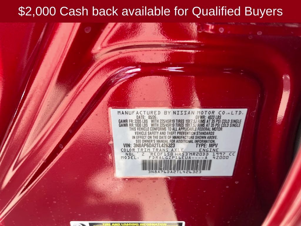 2026 Scarlet Ember Tintcoat Nissan Kicks SR FWD SUV