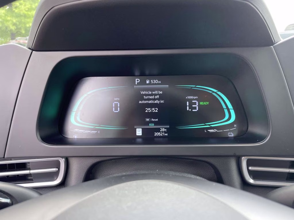 2025 Intense Blue Hyundai Elantra Hybrid Blue FWD Sedan