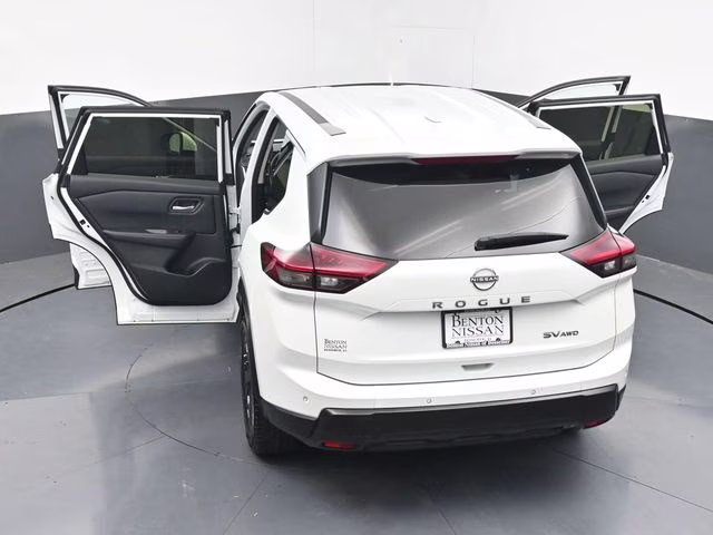 2024 Everest White Pearl Nissan Rogue SV AWD SUV