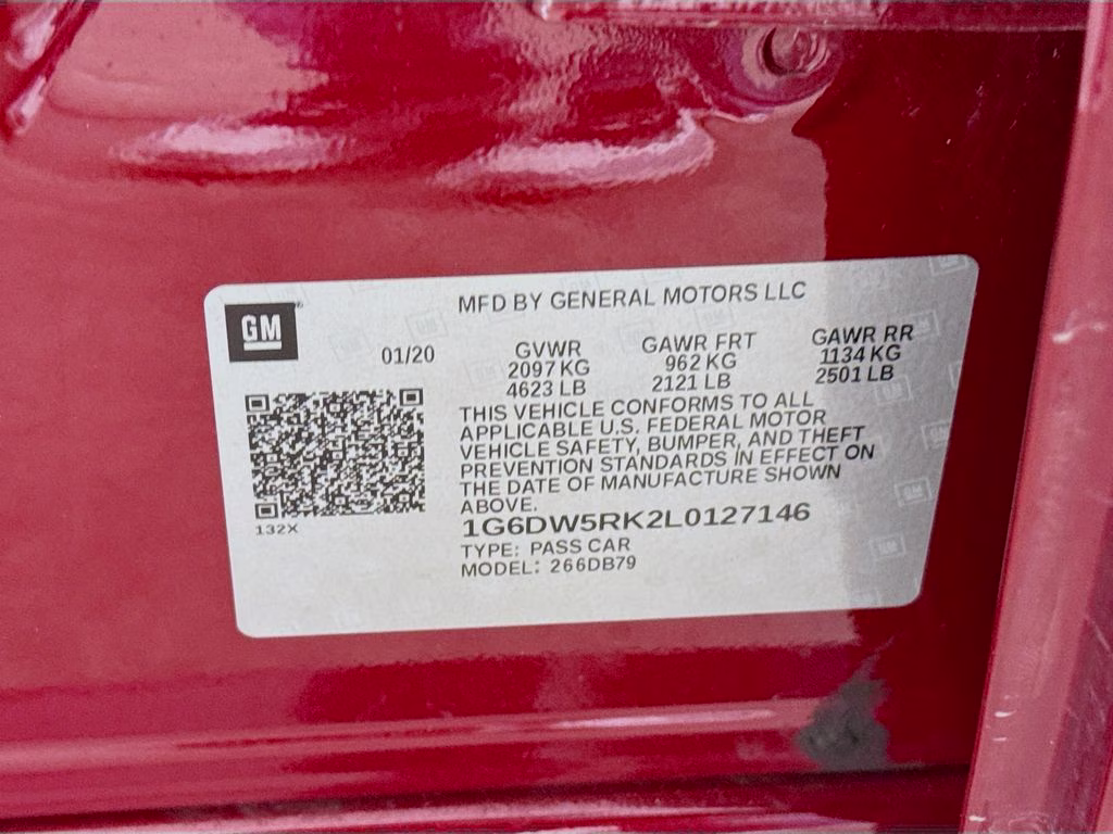2020 Red Obsession Tintcoat Cadillac CT5 Luxury RWD Sedan
