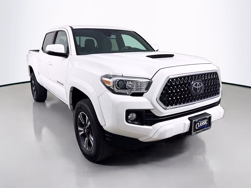2019 Super White Toyota Tacoma TRD Sport RWD Truck