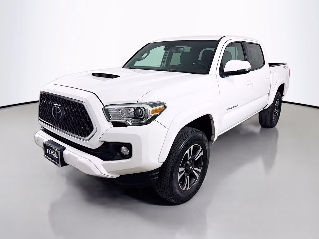 2019 Super White Toyota Tacoma TRD Sport RWD Truck