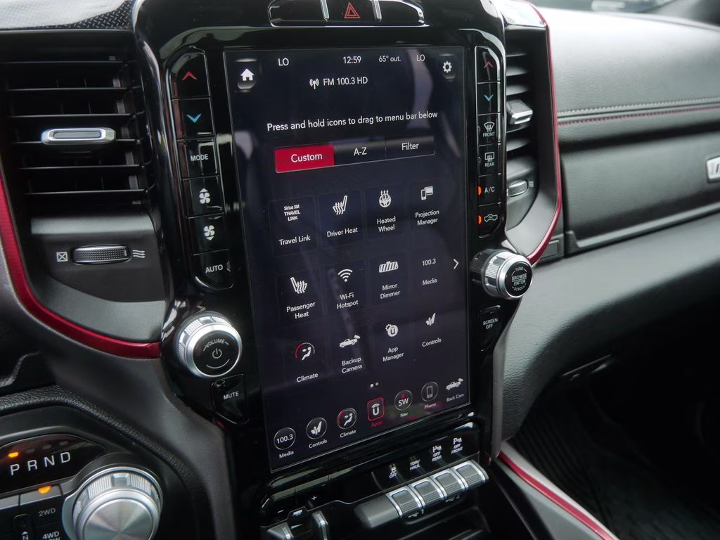 2019 Diamond Black Crystal Pearlcoat Ram 1500 Rebel 4X4 Truck