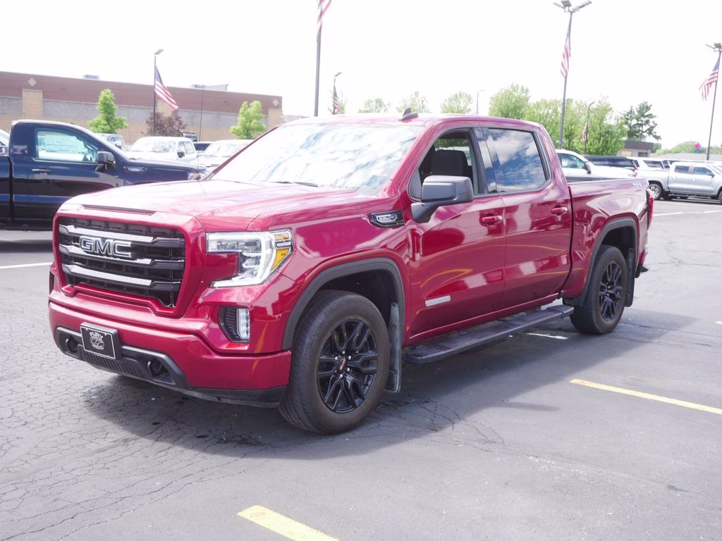 2021 Red GMC Sierra 1500 Elevation 4X4 Truck