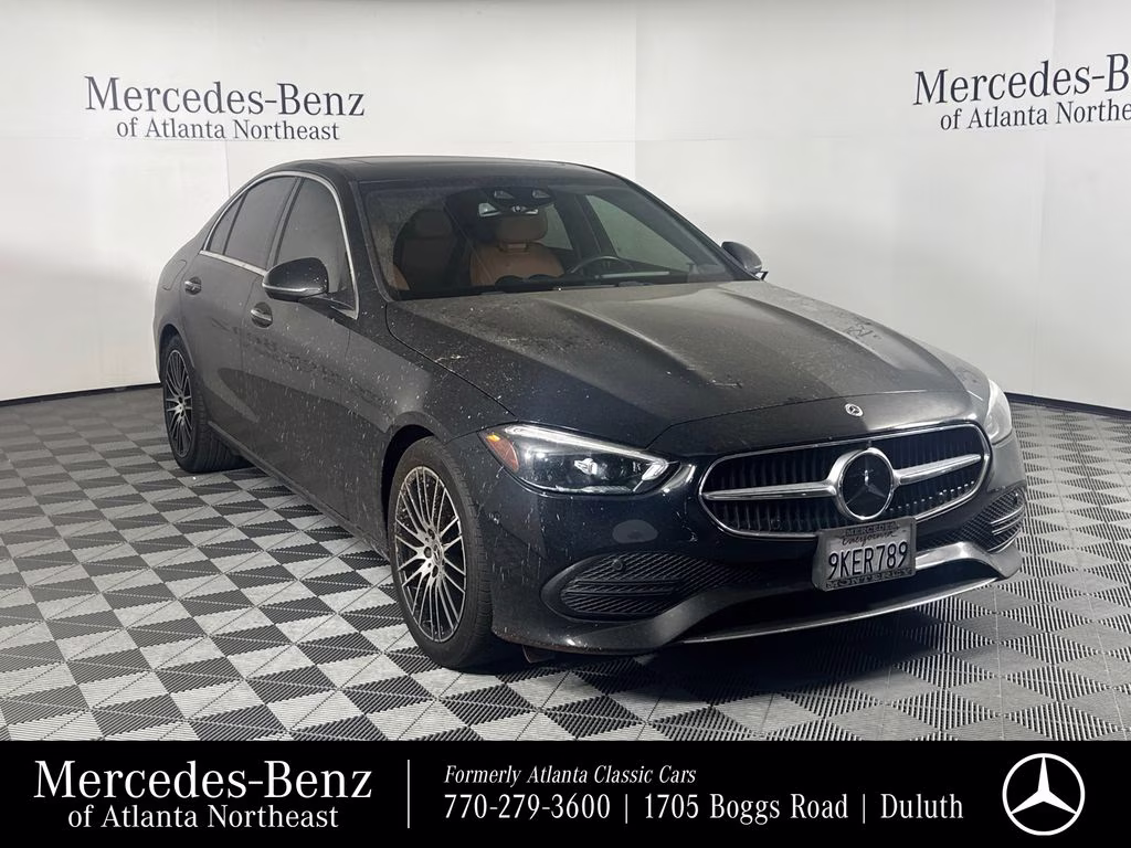 2023 Black Mercedes-Benz C-Class C 300 RWD Sedan