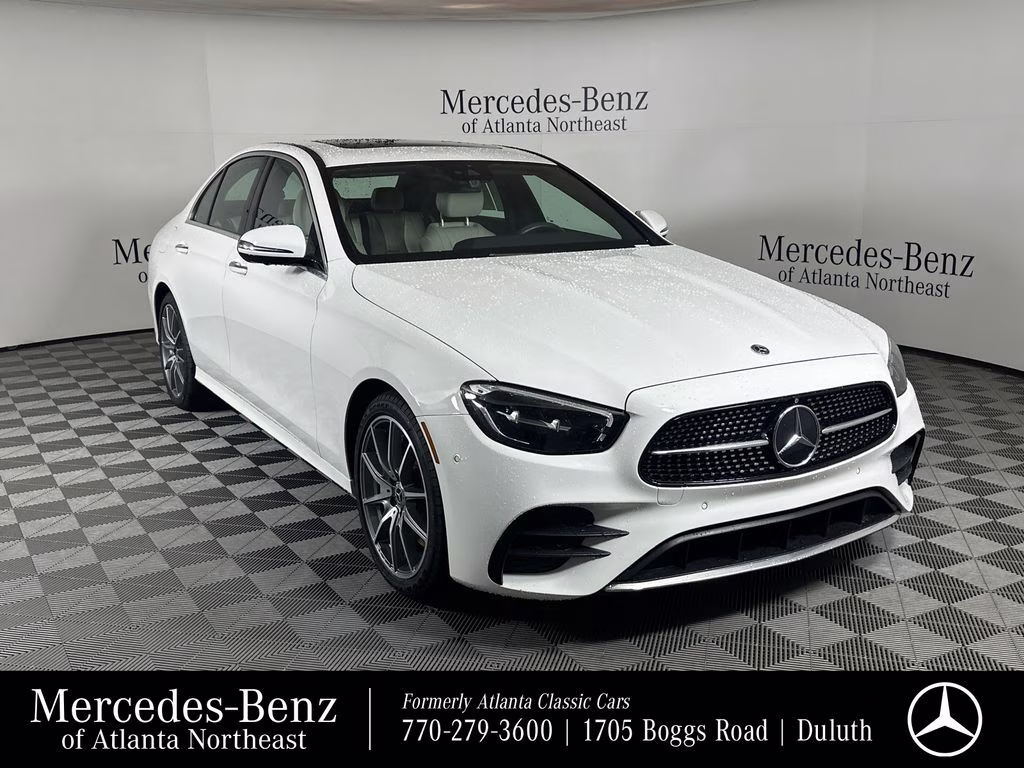 2023 Polar White Mercedes-Benz E-Class E 350 RWD Sedan