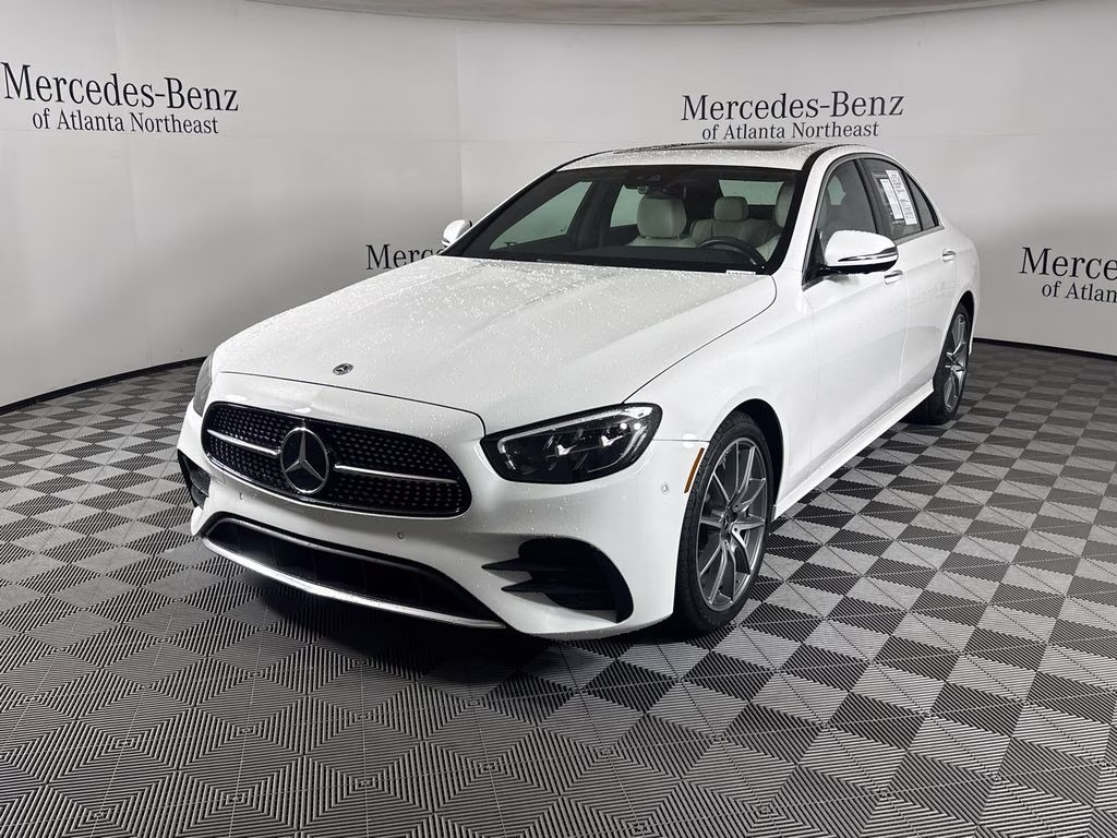 2023 Polar White Mercedes-Benz E-Class E 350 RWD Sedan