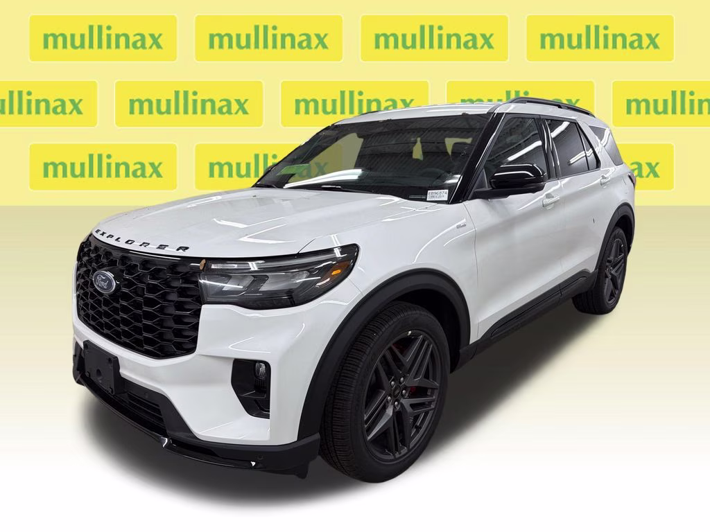 2026 STAR WHITE TRI-COAT Ford Explorer ST-Line RWD SUV