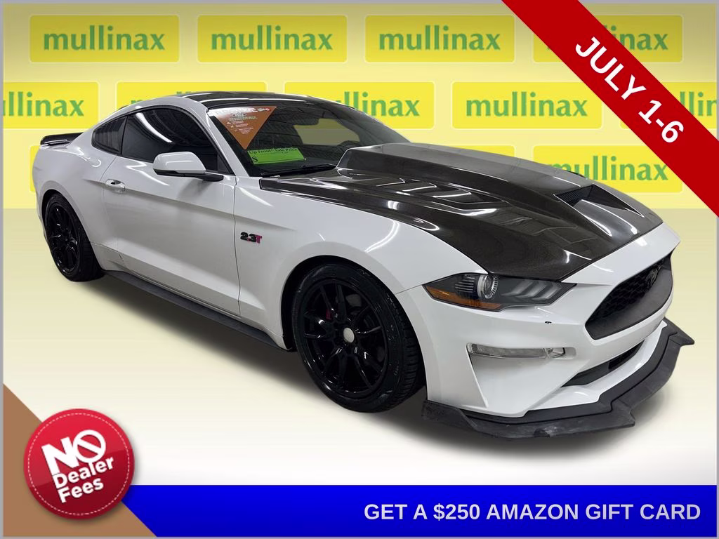 2019 Oxford White Ford Mustang EcoBoost Premium RWD Coupe