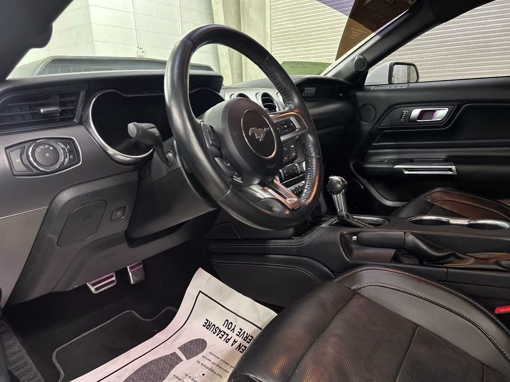 2019 Oxford White Ford Mustang EcoBoost Premium RWD Coupe