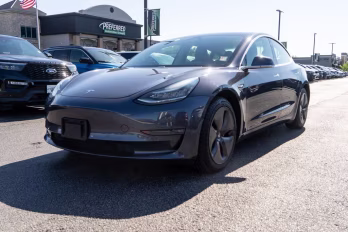 2019 Gray Tesla Model 3 Long Range AWD Sedan