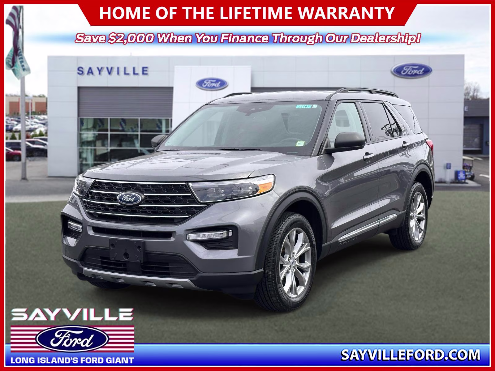 2023 Carbonized Gray Metallic Ford Explorer XLT 4WD 4X4 SUV