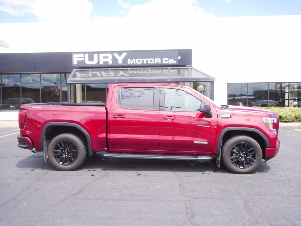 2021 Red GMC Sierra 1500 Elevation 4X4 Truck