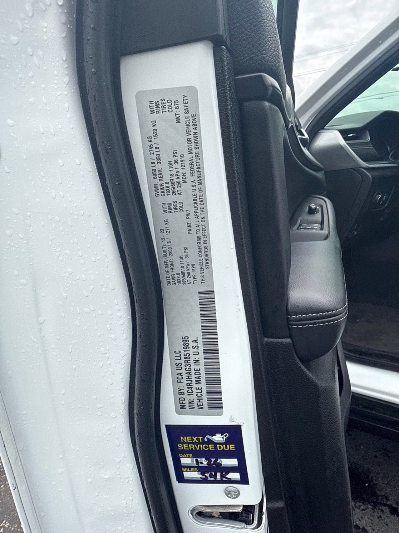 2024 Bright White Clearcoat Jeep Grand Cherokee Altitude 4X4 SUV