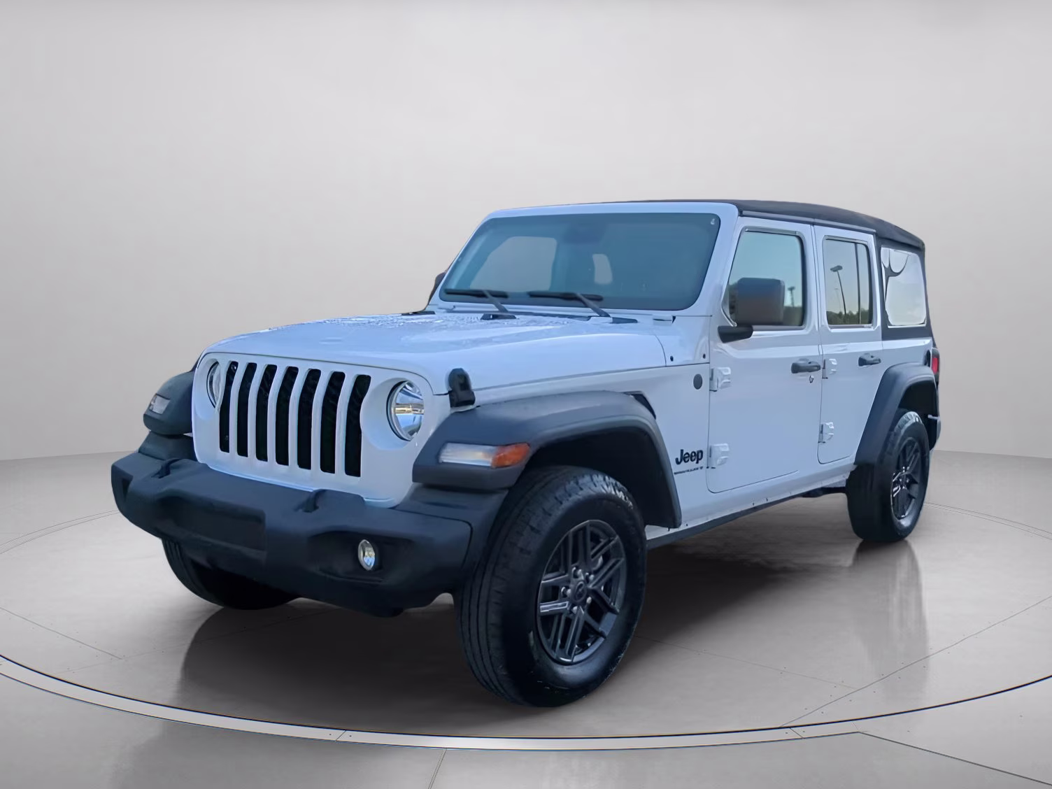 2024 Bright White Clearcoat Jeep Wrangler Sport S 4X4 Convertible