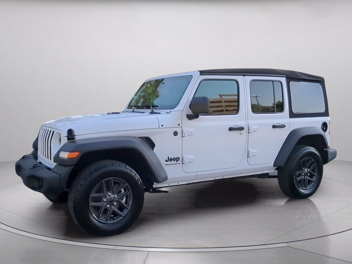 2024 Bright White Clearcoat Jeep Wrangler Sport S 4X4 Convertible