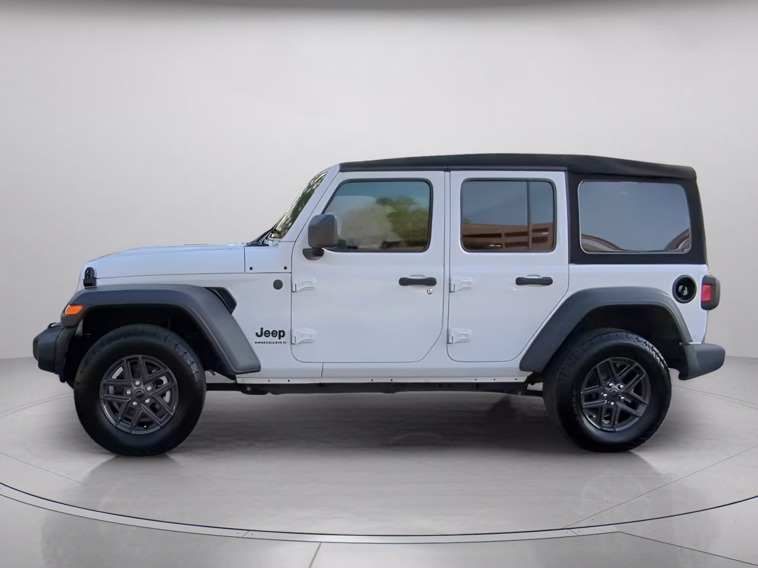 2024 Bright White Clearcoat Jeep Wrangler Sport S 4X4 Convertible