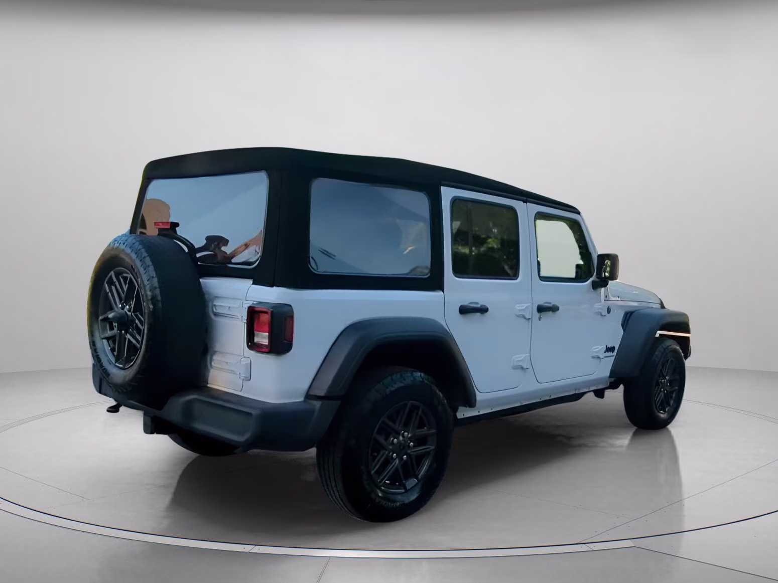 2024 Bright White Clearcoat Jeep Wrangler Sport S 4X4 Convertible