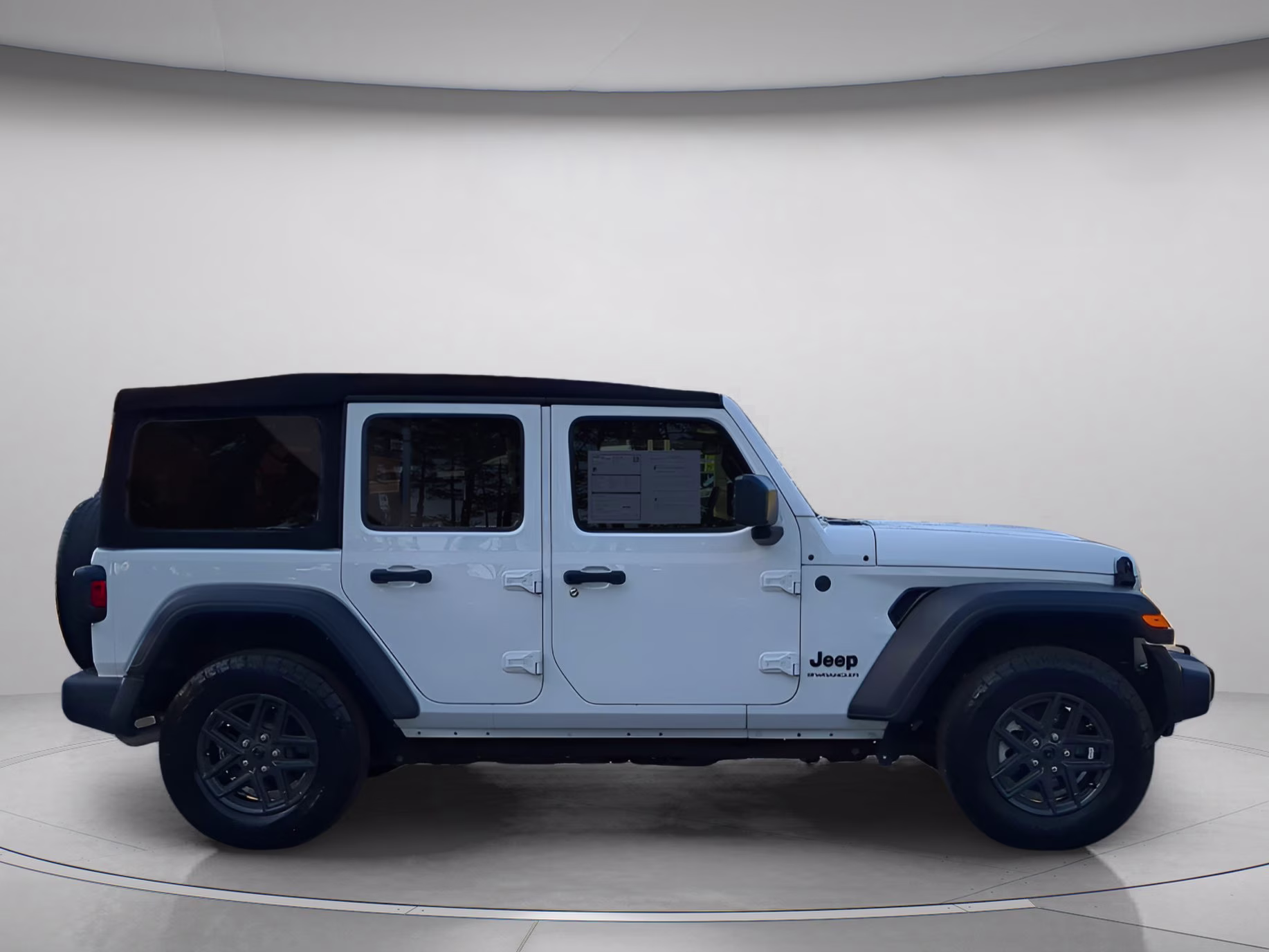 2024 Bright White Clearcoat Jeep Wrangler Sport S 4X4 Convertible