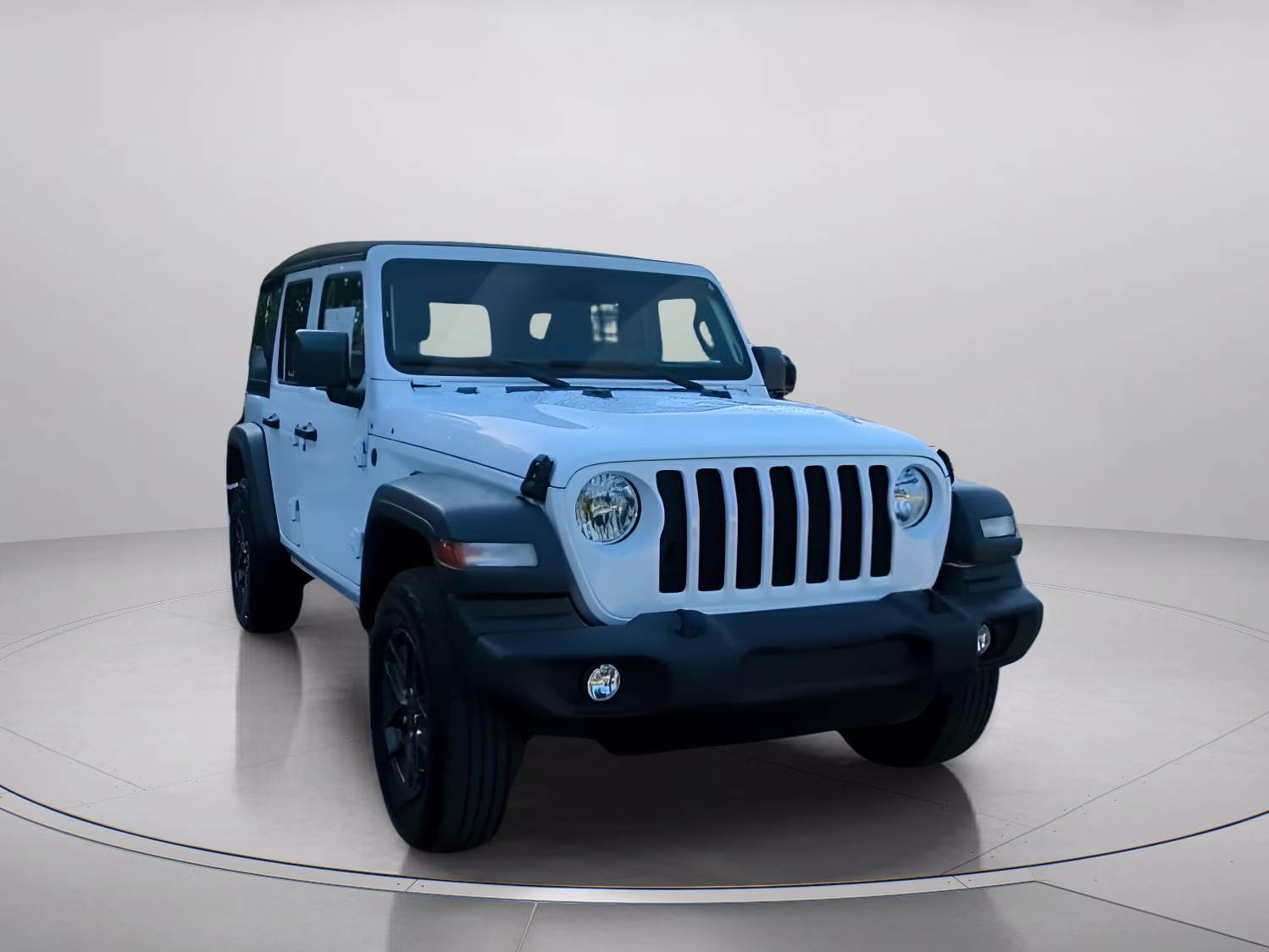 2024 Bright White Clearcoat Jeep Wrangler Sport S 4X4 Convertible