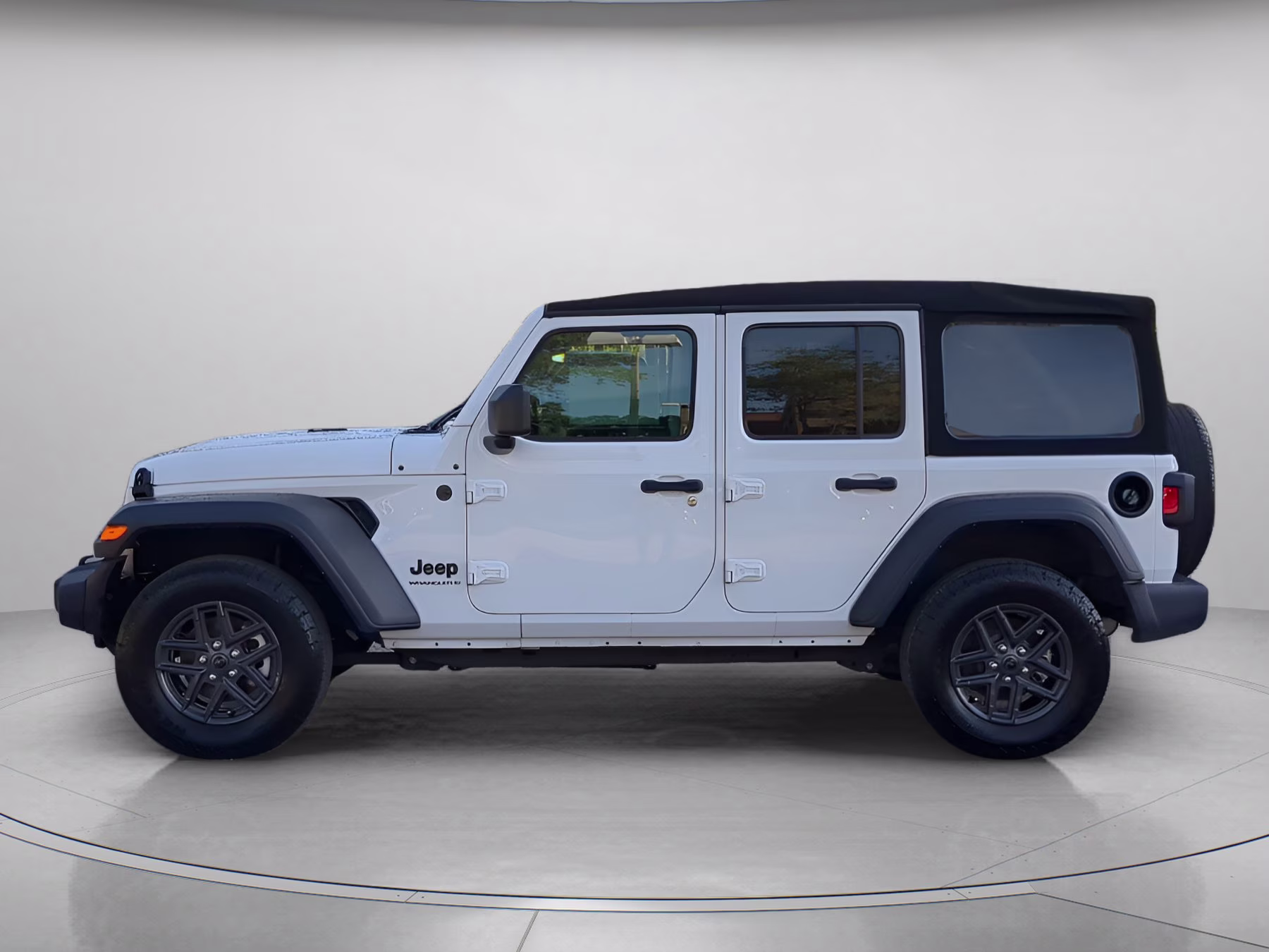 2024 Bright White Clearcoat Jeep Wrangler Sport S 4X4 Convertible