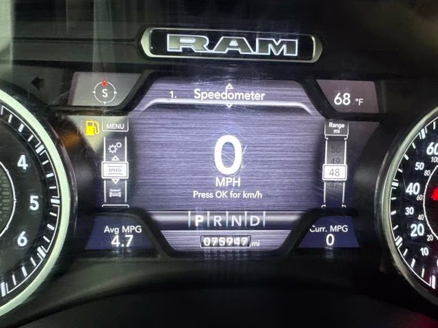 2020 Diamond Black Crystal Pearlcoat Ram 1500 Laramie 4X4 Truck