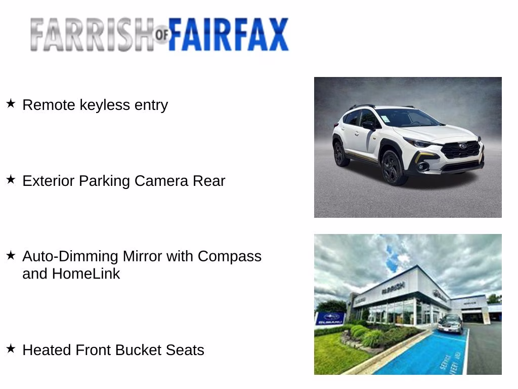 2026 Crystal White Pearl Subaru Crosstrek Sport AWD SUV