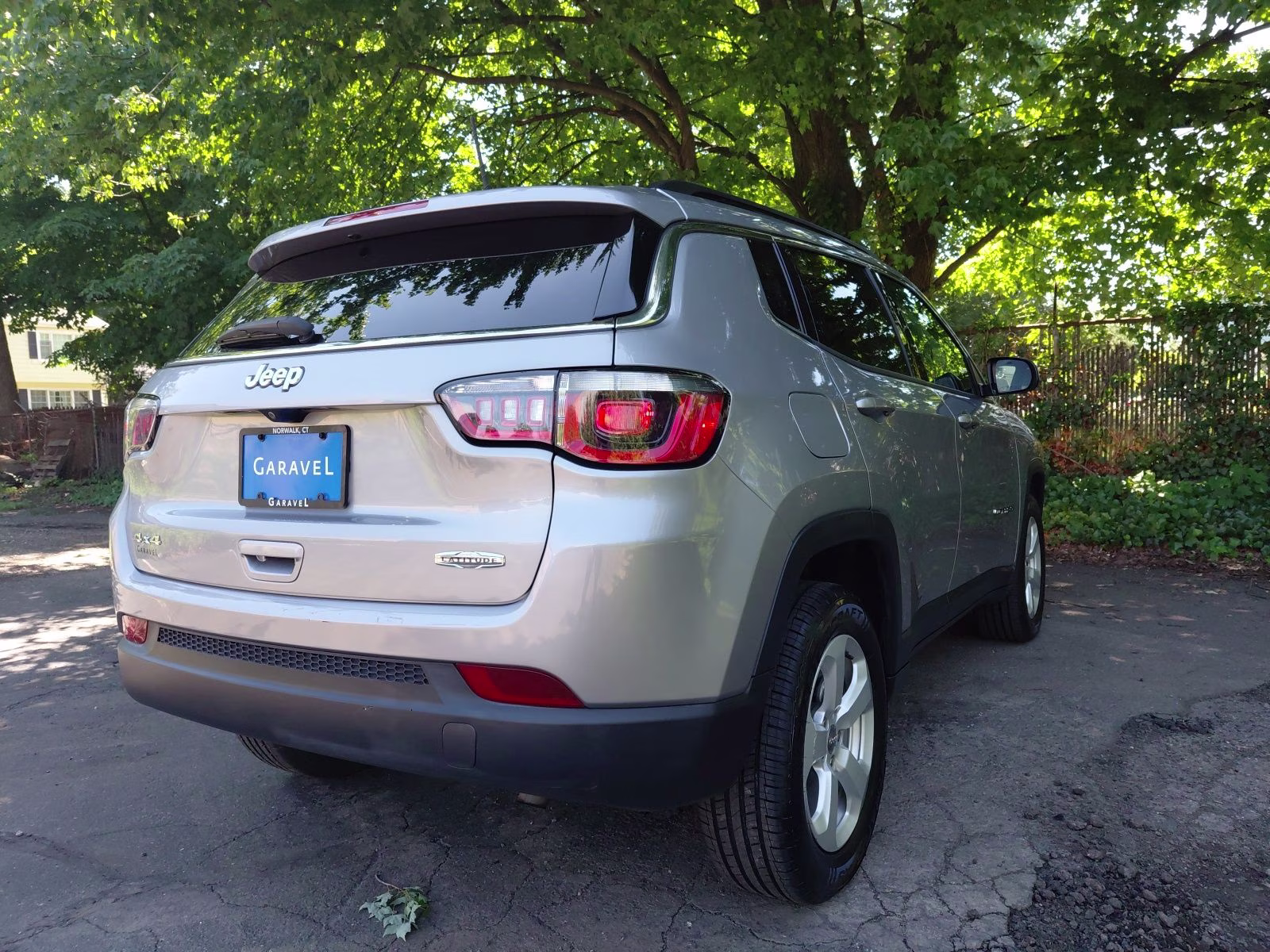 2019 Billet Silver Metallic Clearcoat Jeep Compass Latitude 4X4 SUV