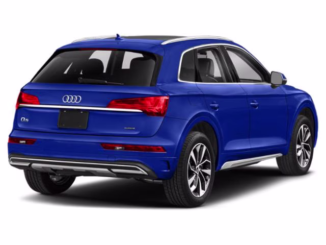 2022 Blue Audi Q5 45 S line Premium SUV