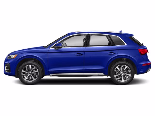 2022 Blue Audi Q5 45 S line Premium SUV