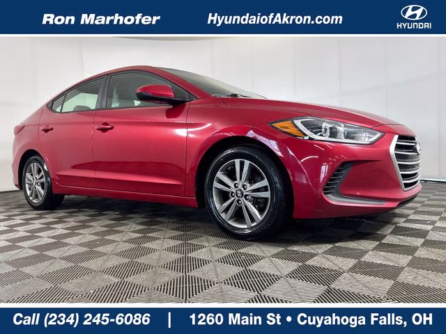 2017 Scarlet Red Hyundai Elantra SE FWD Sedan