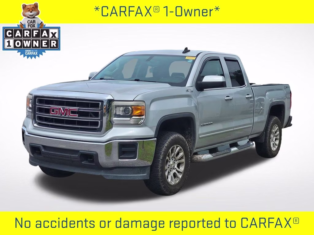 2015 Quicksilver Metallic GMC Sierra 1500 SLE 4X4 Truck