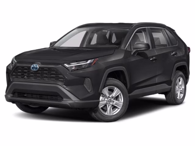 2025 Midnight Black Metallic Toyota RAV4 Hybrid Hybrid LE AWD SUV