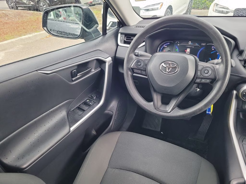 2025 Midnight Black Metallic Toyota RAV4 Hybrid Hybrid LE AWD SUV
