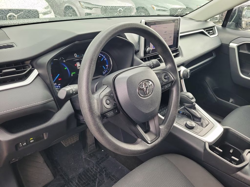 2025 Midnight Black Metallic Toyota RAV4 Hybrid Hybrid LE AWD SUV