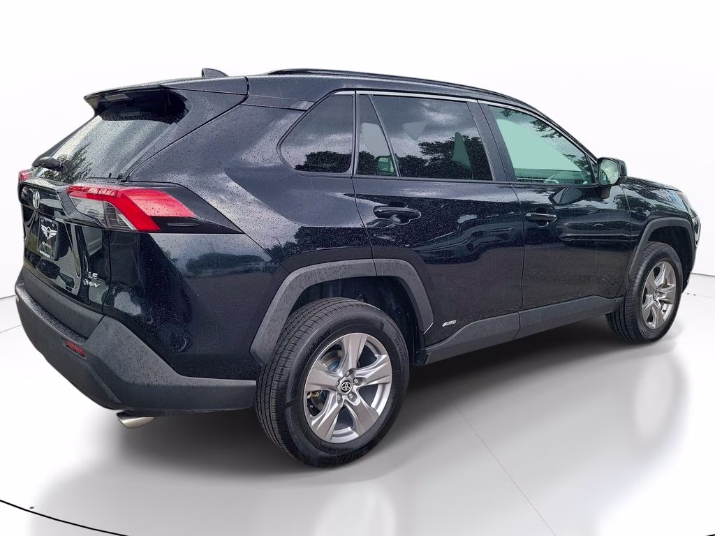 2025 Midnight Black Metallic Toyota RAV4 Hybrid Hybrid LE AWD SUV