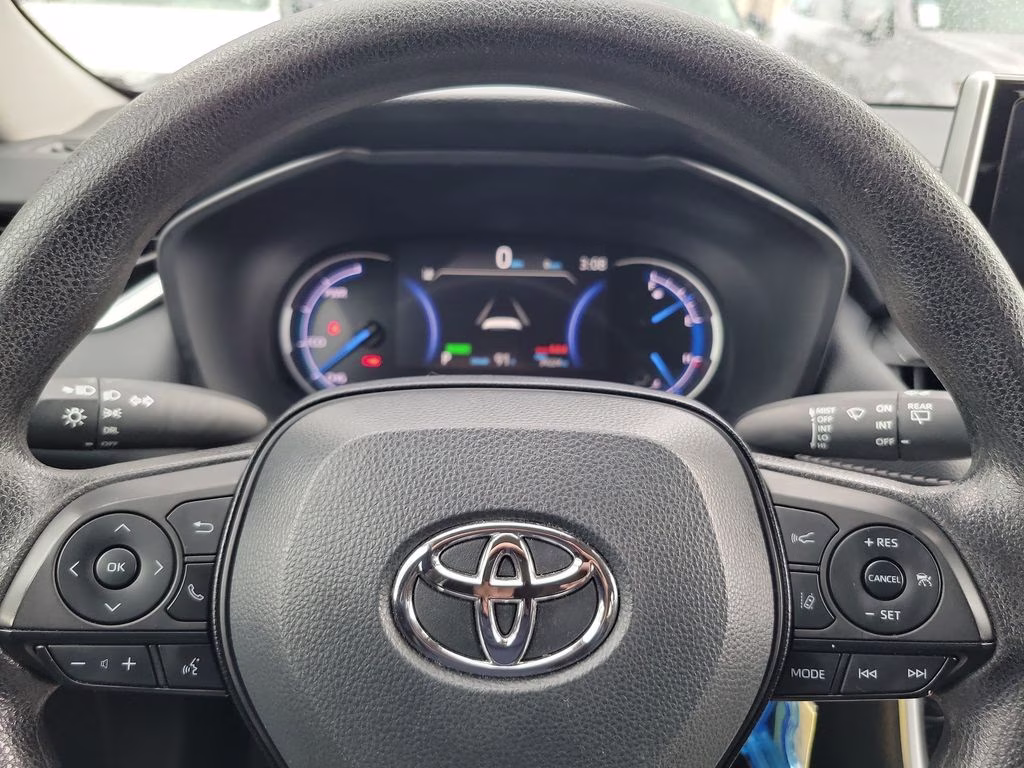 2025 Midnight Black Metallic Toyota RAV4 Hybrid Hybrid LE AWD SUV