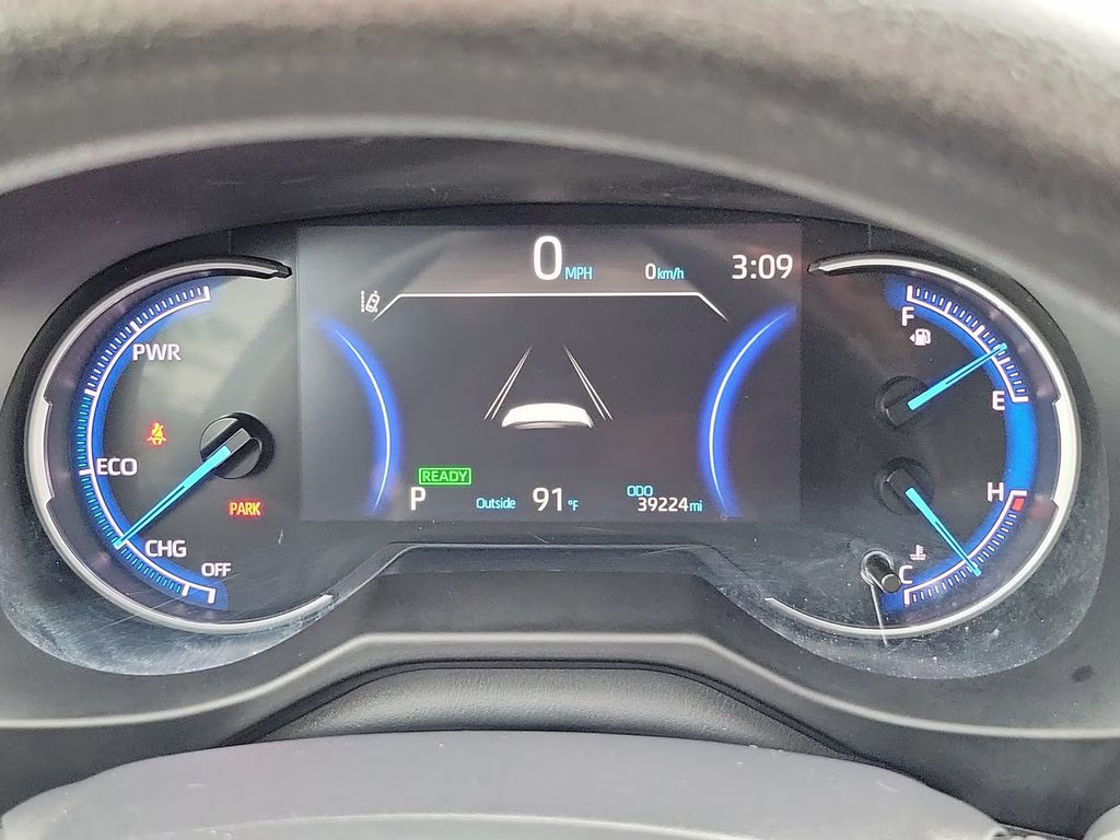 2025 Midnight Black Metallic Toyota RAV4 Hybrid Hybrid LE AWD SUV