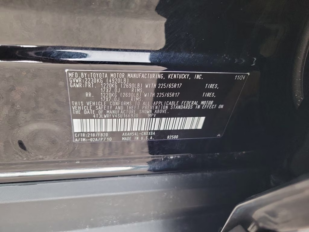 2025 Midnight Black Metallic Toyota RAV4 Hybrid Hybrid LE AWD SUV