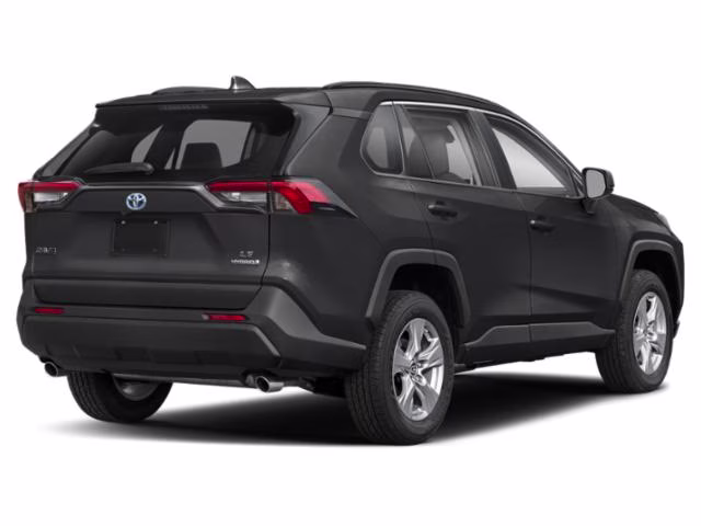 2025 Midnight Black Metallic Toyota RAV4 Hybrid Hybrid LE AWD SUV