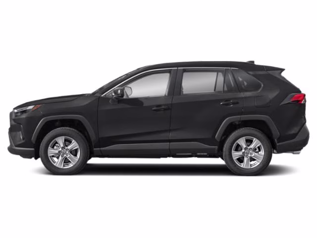 2025 Midnight Black Metallic Toyota RAV4 Hybrid Hybrid LE AWD SUV