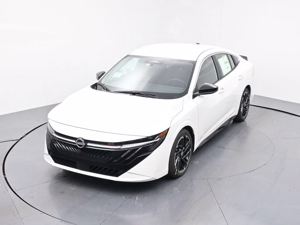 2026 Aspen White Tricoat Nissan Sentra SR FWD Sedan